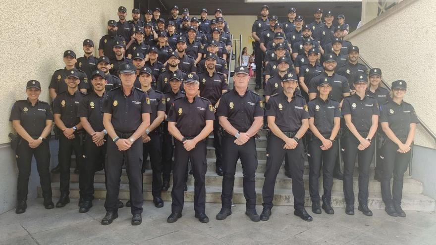 La Policía incorpora a cien nuevos agentes en prácticas