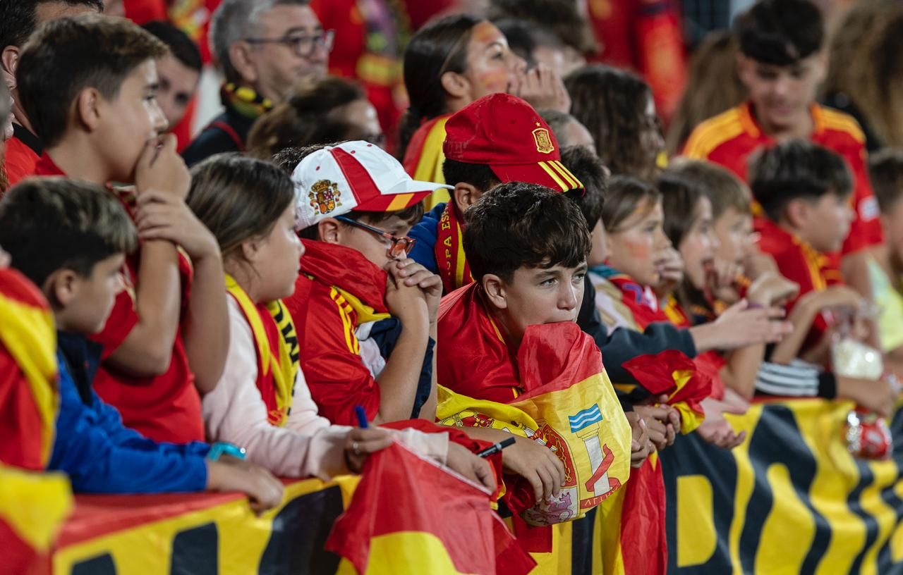 España - Georgia, en imágenes