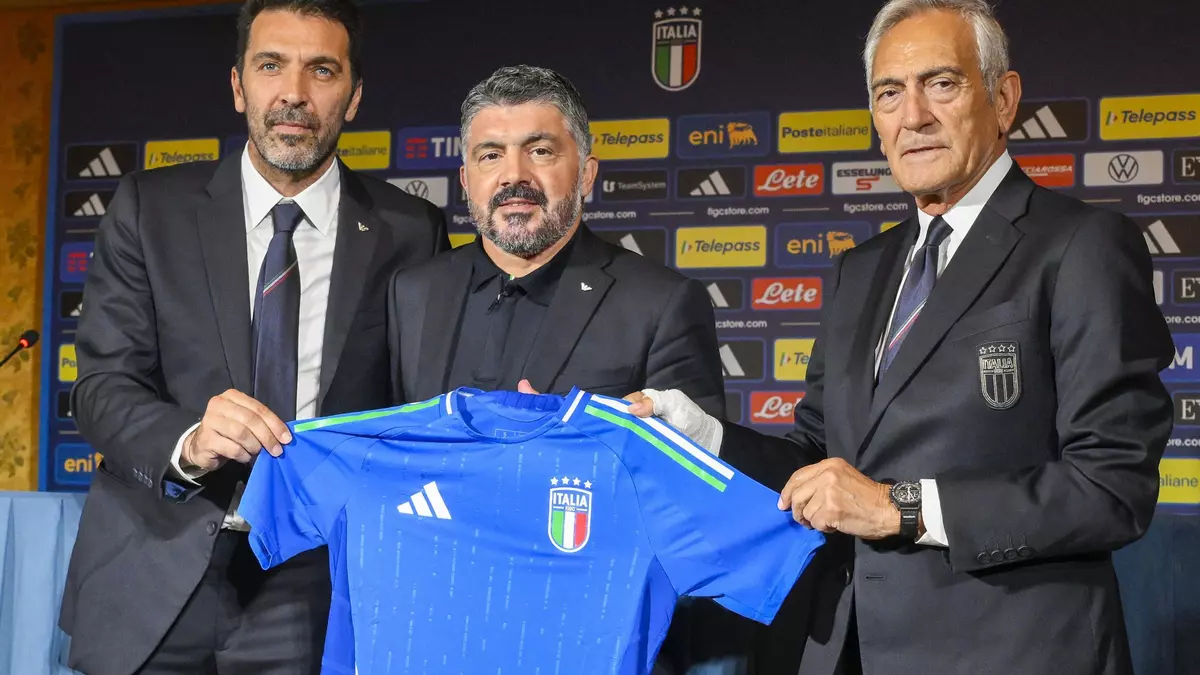 La arriesgada promesa de Gattuso como seleccionador de Italia