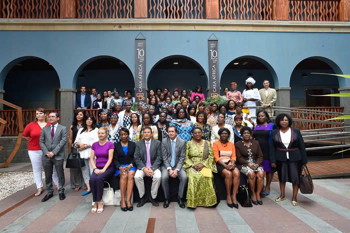 Jornada de mujeres portuarias, en Casa Africa