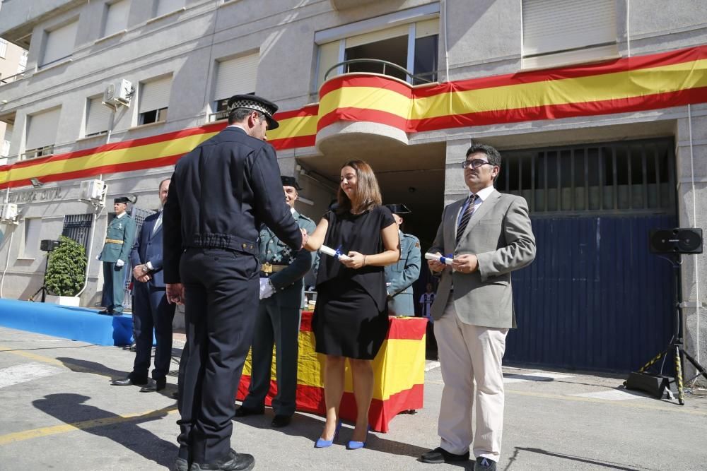 Misa y acto castrense en el cuertel de la Compañía de la Guardia Civil de Torrevieja y la Vega Baja el día de la Virgen del Pilar