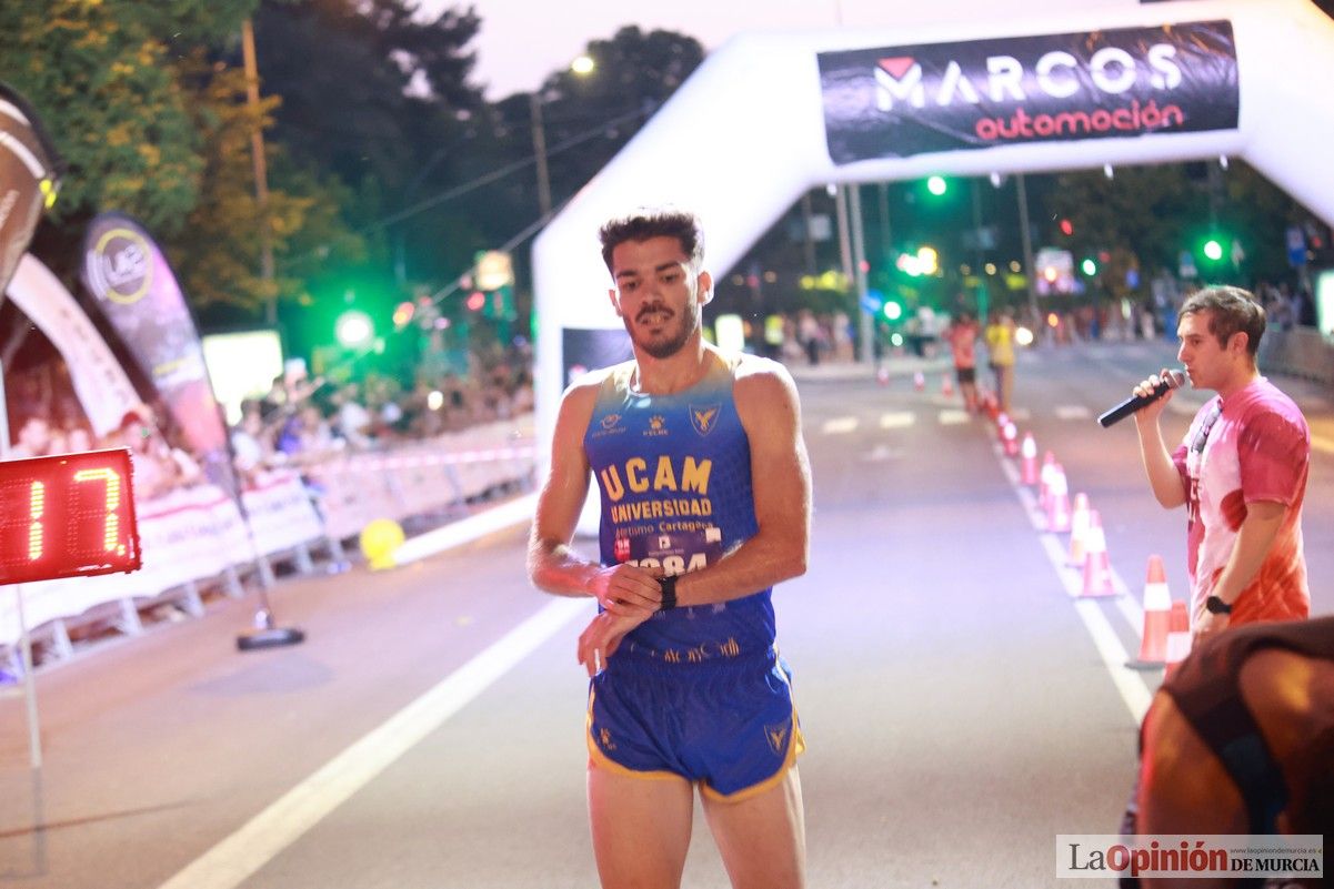Las mejores imágenes de la carrera nocturna de Murcia