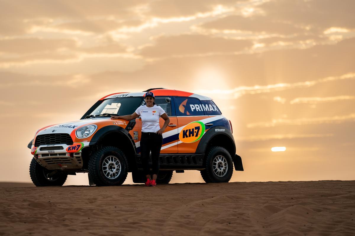 La piloto de Corberá de Llobregat , de 35 años, se convirtió desde su debut en el Dakar en una habitual entre los puestos 15 y 20 en motos