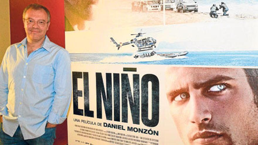 El director de ´El niño´, ayer antes de la proyección de la película.