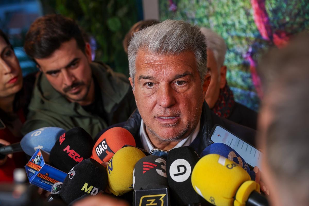 Joan Laporta, en el 'Girona Excel·lent'