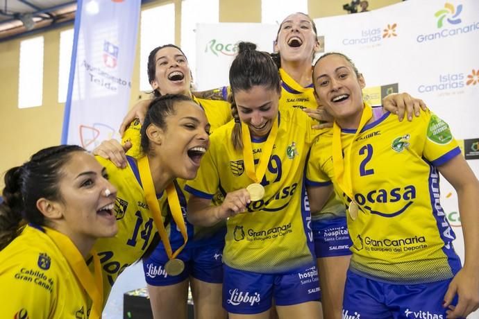 12.05.19. Telde, Gran Canaria. Balonmano femenino temporada 2018-19. Rocasa Gran Canaria-Pogon Szczcin. Final EHF Challenge Cup. Pabellón Rita Hernández . Foto Quique Curbelo  | 12/05/2019 | Fotógrafo: Quique Curbelo