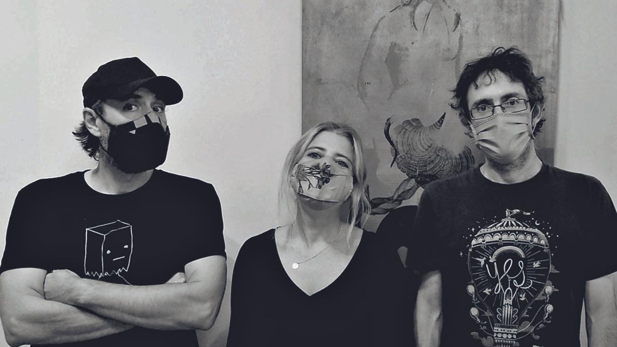 David Gil Campesino, Ester García Guixot and Carlos Izquierdo, co-founders of Daguten-Escuela Gráfica de Barrio. David Gil Campesino, Ester García Guixot and Carlos Izquierdo, co-founders of Daguten-Escuela Gráfica de Barrio.