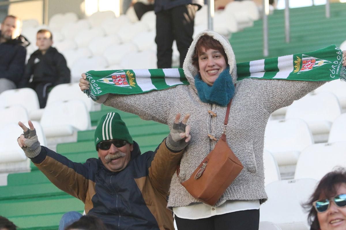 La afición blanquiverde en el Córdoba-Albacete