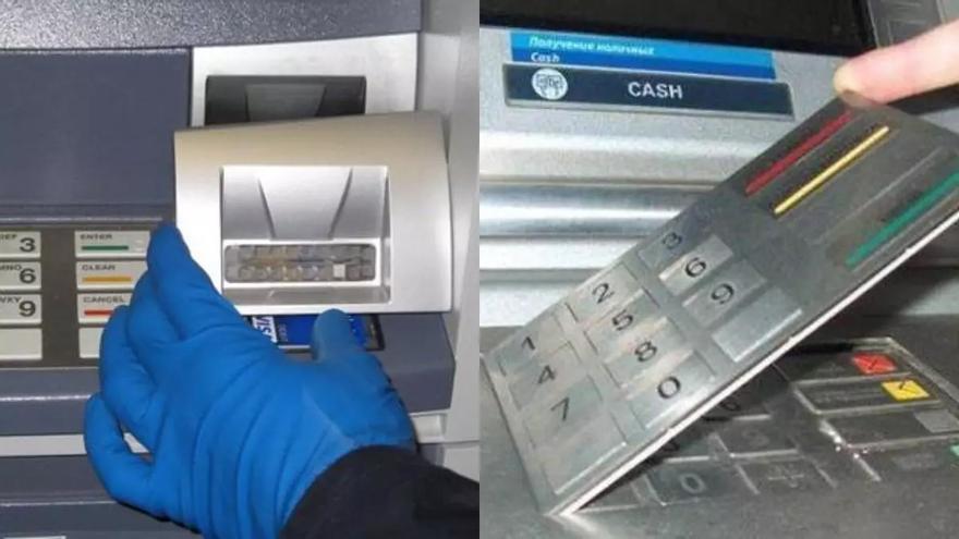 Vídeo: La Policía pide extremar las precauciones en los cajeros bancarios: los estafadores colocan un lector de tarjetas falso