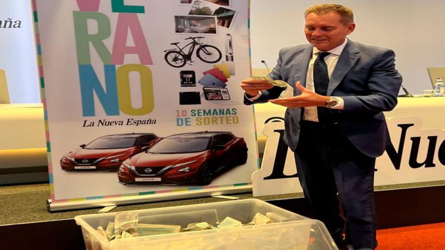 El langreano José Manuel Rodríguez se lleva el segundo Nissan Juke de la promoción estival