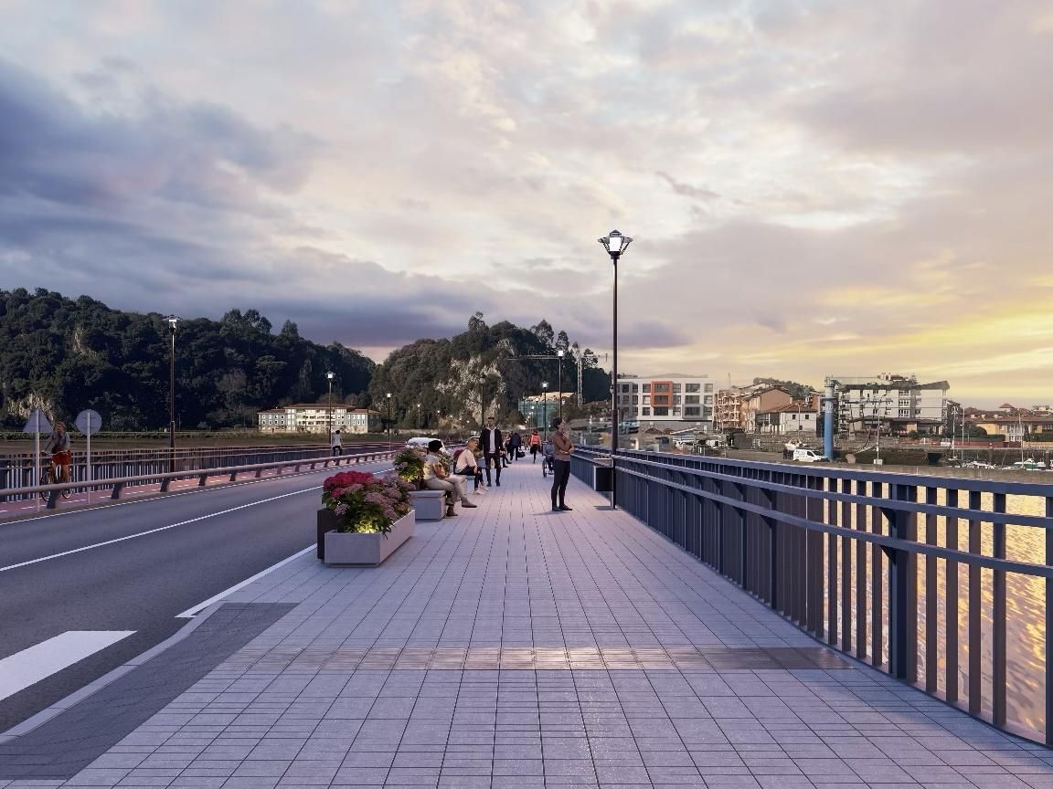 Infografías del puente de Ribadesella