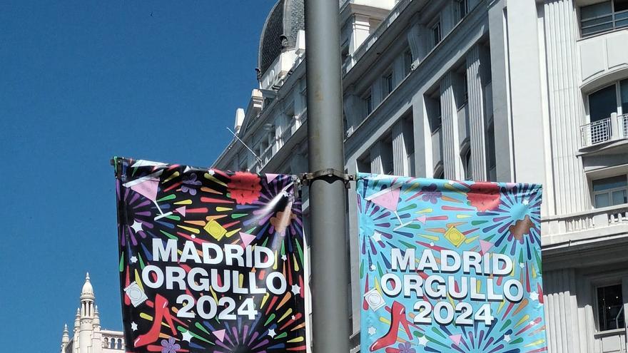 Polémica por el cartel del Orgullo de Madrid con preservativos y tacones: &quot;Perpetúan un estereotipo que no nos representa&quot;