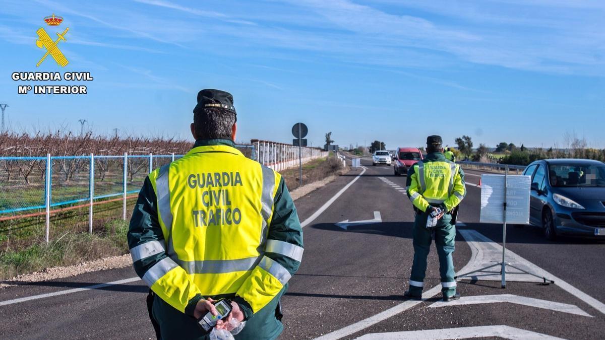 Control guardia civil de trafico.
