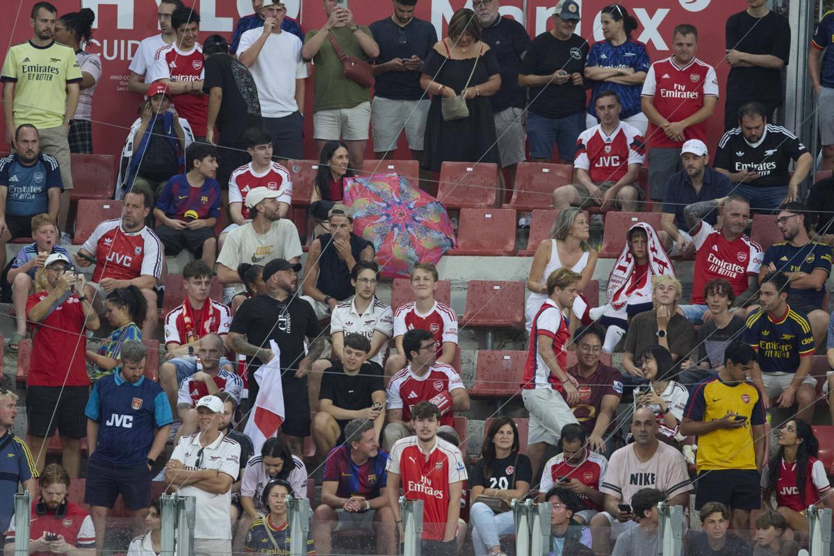 Les imatges del Trofeu Costa Brava entre el Girona FC i l'Arsenal FC Les imatges del Trofeu Costa Brava entre el Girona FC i l'Arsenal FC