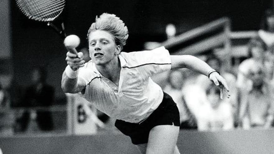 El tenista Boris Becker, ganador de seis títulos de Grand Slam.