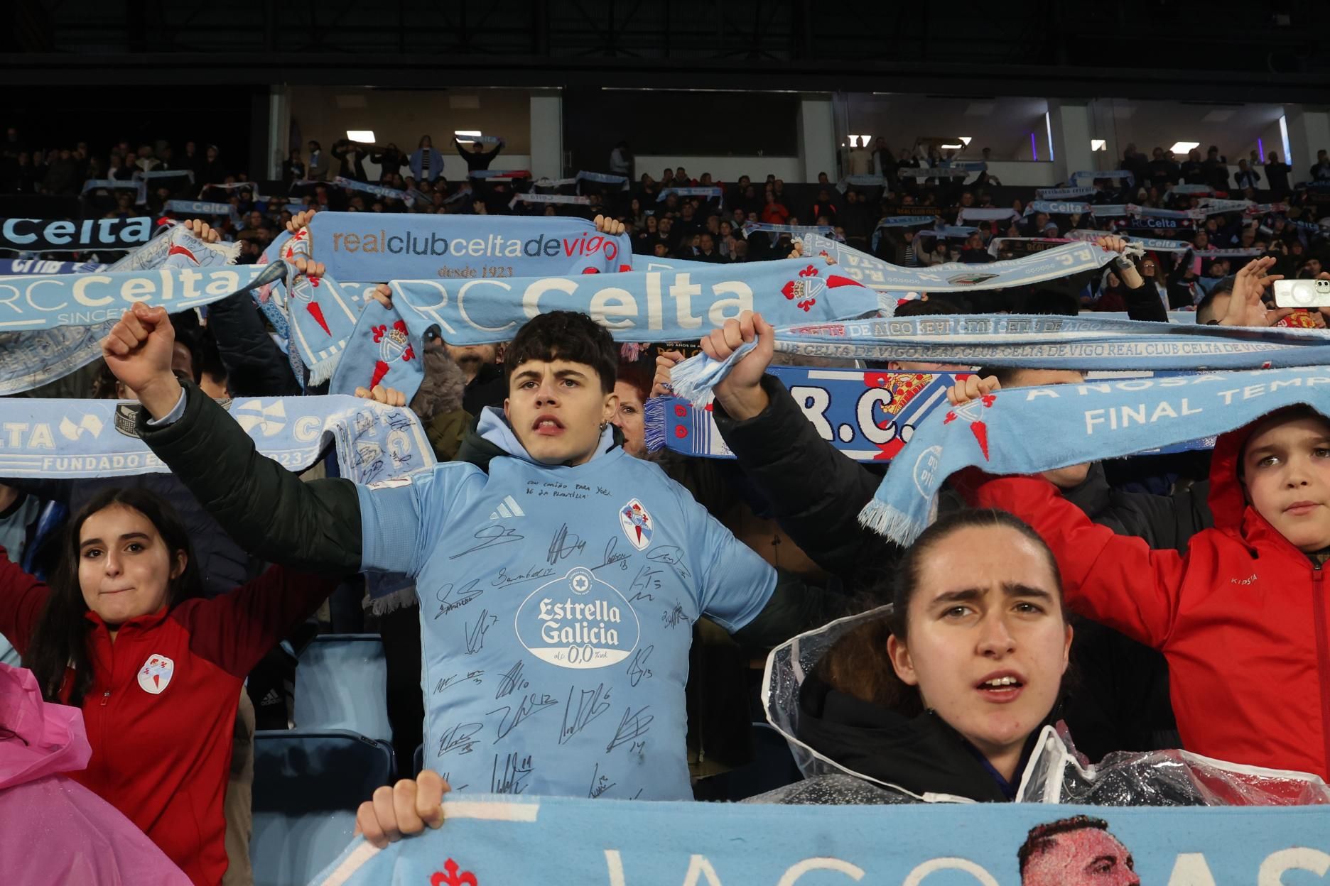 Una victoria bajo la lluvia: las mejores imágenes del Celta-Almería