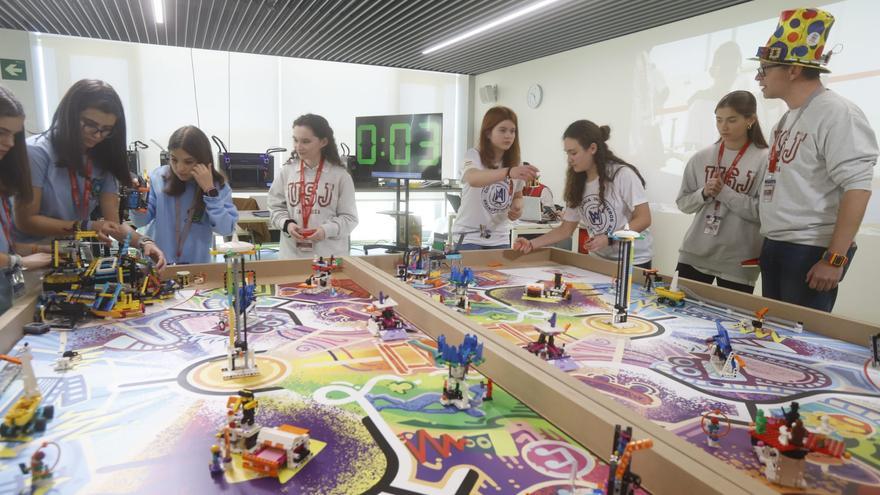 El equipo Legodima de Logroño gana la First Lego League de Aragón y La Rioja de la USJ
