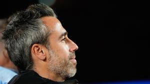 Jorge Vilda, head coach of Spain, looks on during the FIFA Womens World Cup Australia & New Zealand 2023 Final football match between Spain and England at Accor Stadium on August 20, 2023 in Sydney, Australia.