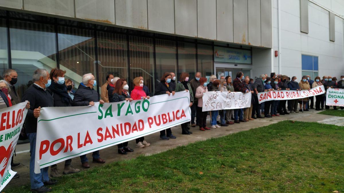 Movilización por una sanidad digna en Sayago.