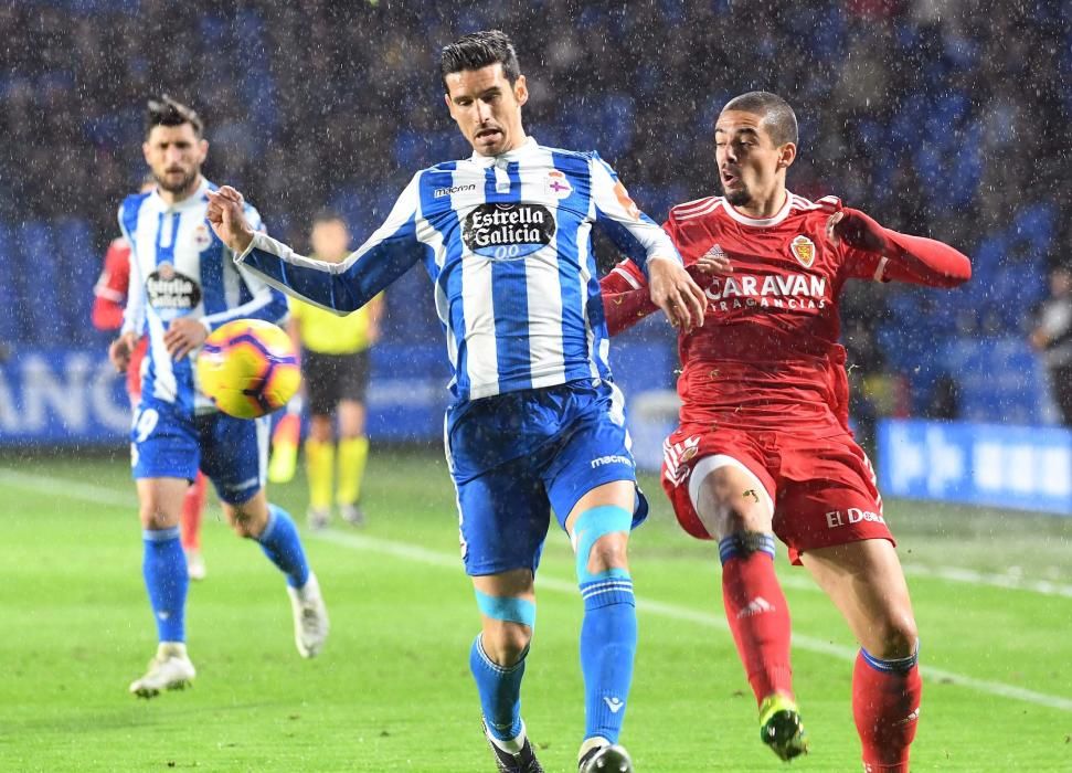 El Dépor doblega al Zaragoza en Riazor