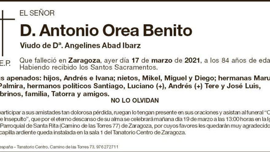 Antonio Orea Benito