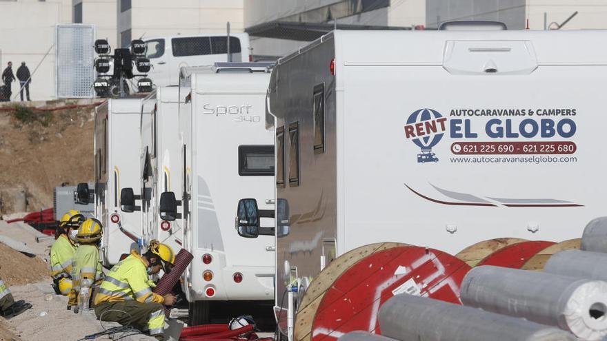 Obras en un hospital de Valencia.