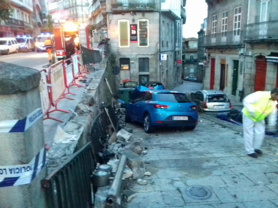 Accidente en la calle Elduayen de Vigo