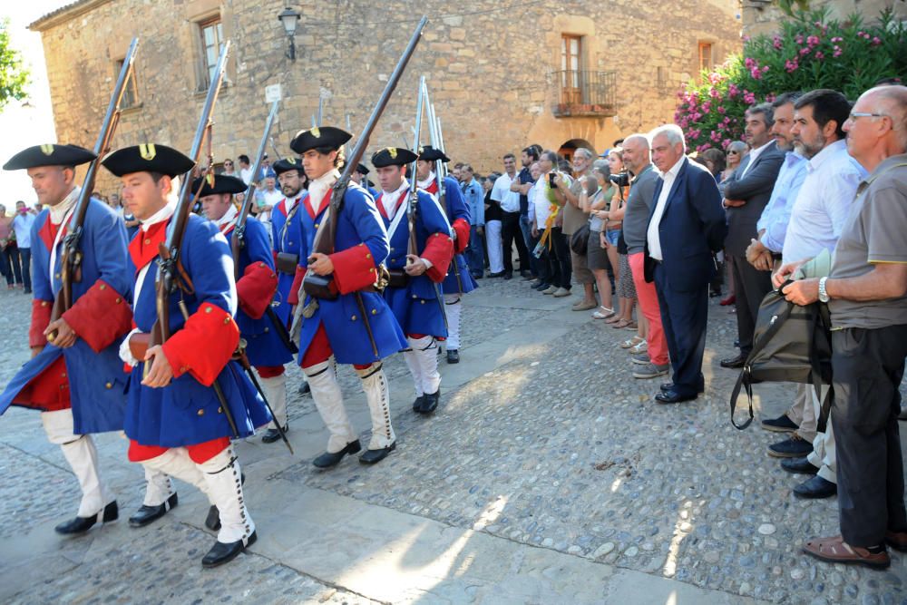 Commemoració de la Batalla de Talamanca i placa homenatge a Muriel Casals