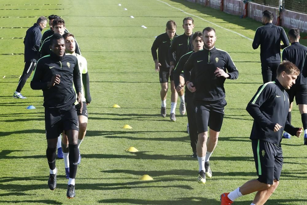 Entrenamiento del Sporting