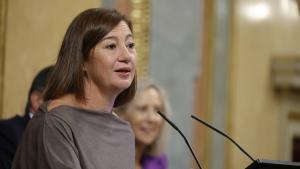 Archivo - La presidenta del Congreso, Francina Armengol, durante una sesión de control al Gobierno.