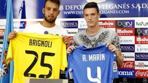 El Leganés presentó a Brignoli y Adrián Marín