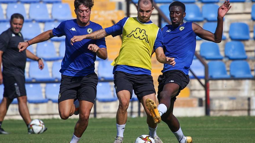 Imagen de un entrenamiento del Hércules en pretemporada.