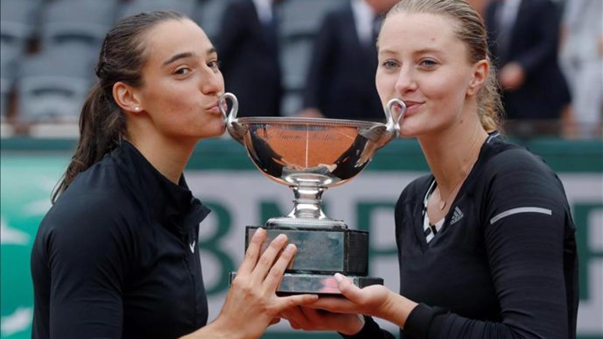 Caroline García y Kristina Mladenovic, campeonas de dobles de Roland Garros 2016