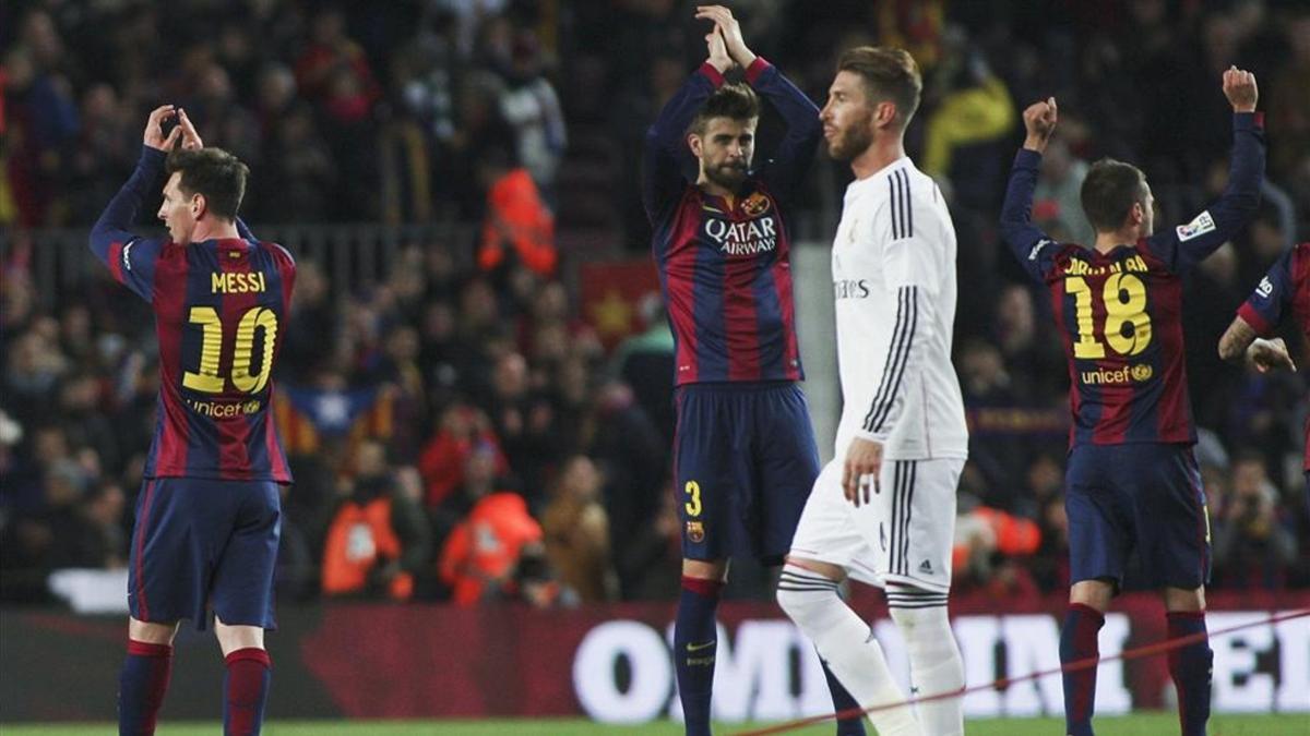 Piqué y Ramos volverán a verse las caras en el Camp Nou