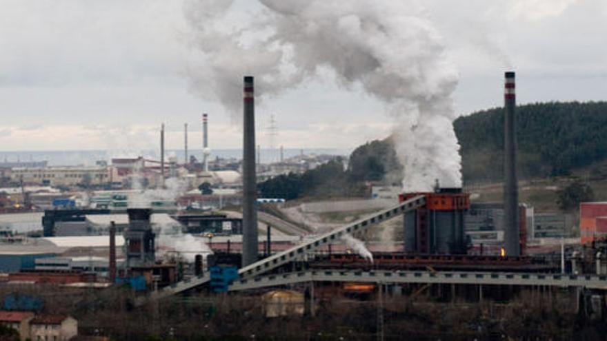 Instalaciones de ArcelorMittal en Avilés.