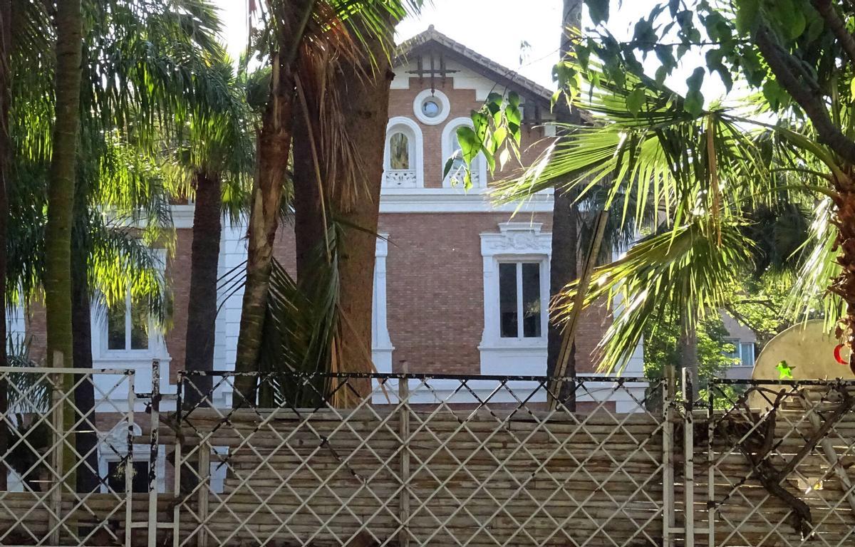 Obras en el palacete de Limonar 40, que Urbanismo ha detectado infracciones