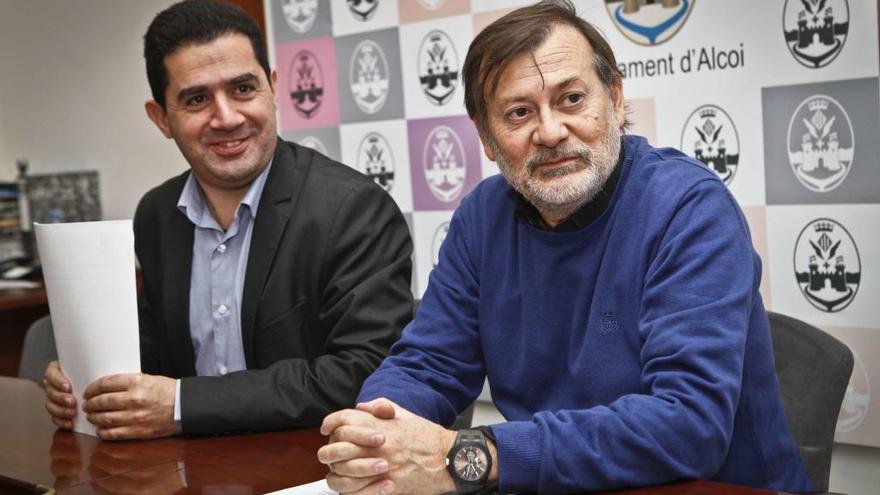 Manolo Gomicia junto a Antonio Francés