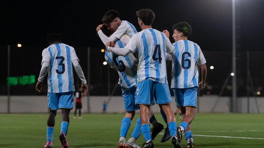 El Málaga CF elimina al campeón de la Copa del Rey juvenil y pasa a cuartos (3-2)