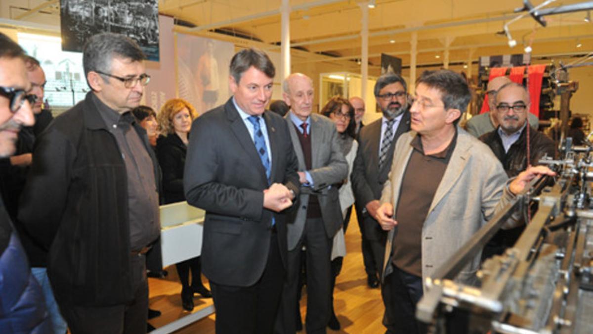 La inauguración del nuevo museo de Can Marfà este sábado en Mataró.