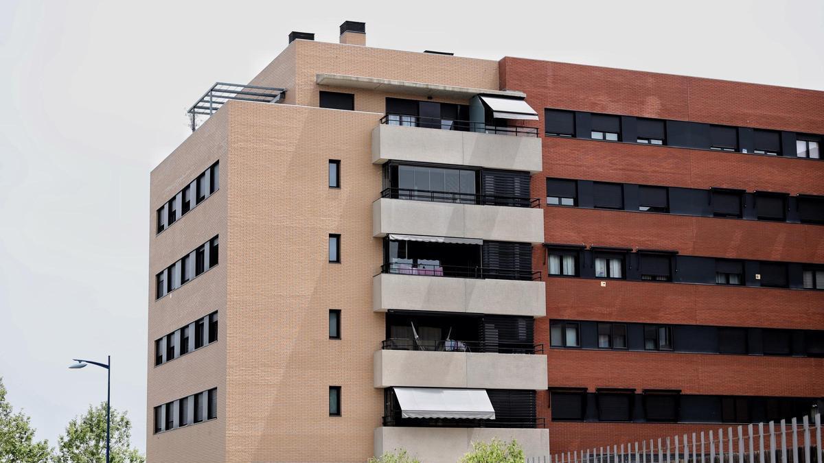 Fachada de una vivienda.