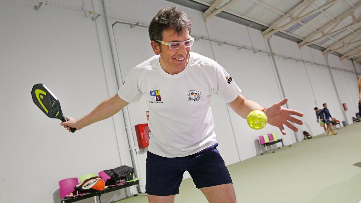 Álex Jiménez, presidente de la asociación española de pickleball.