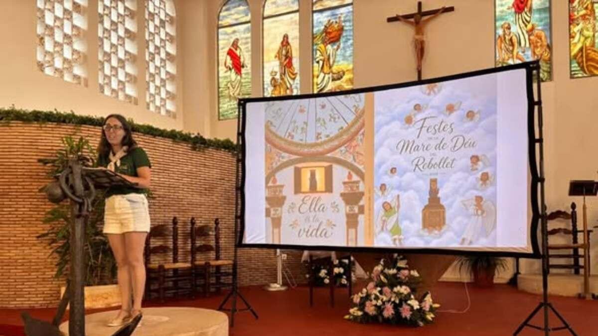 Lidia Carrió presenta el Llibre de Festes de la Verge del Rebollet 2026