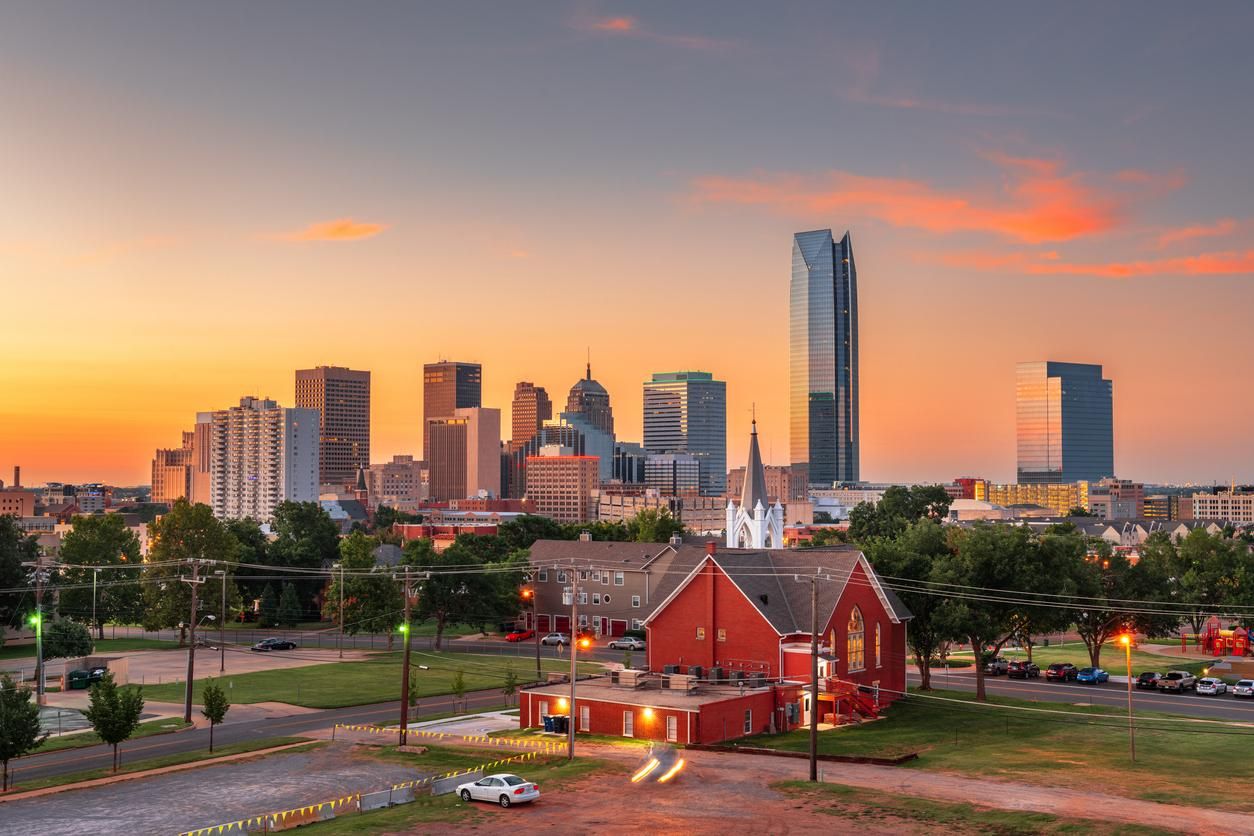 El skyline de Oklahoma City mezcla modernidad con tradición