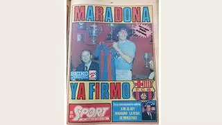 Tal día como hoy hace 42 años: ¡Maradona, fichado!