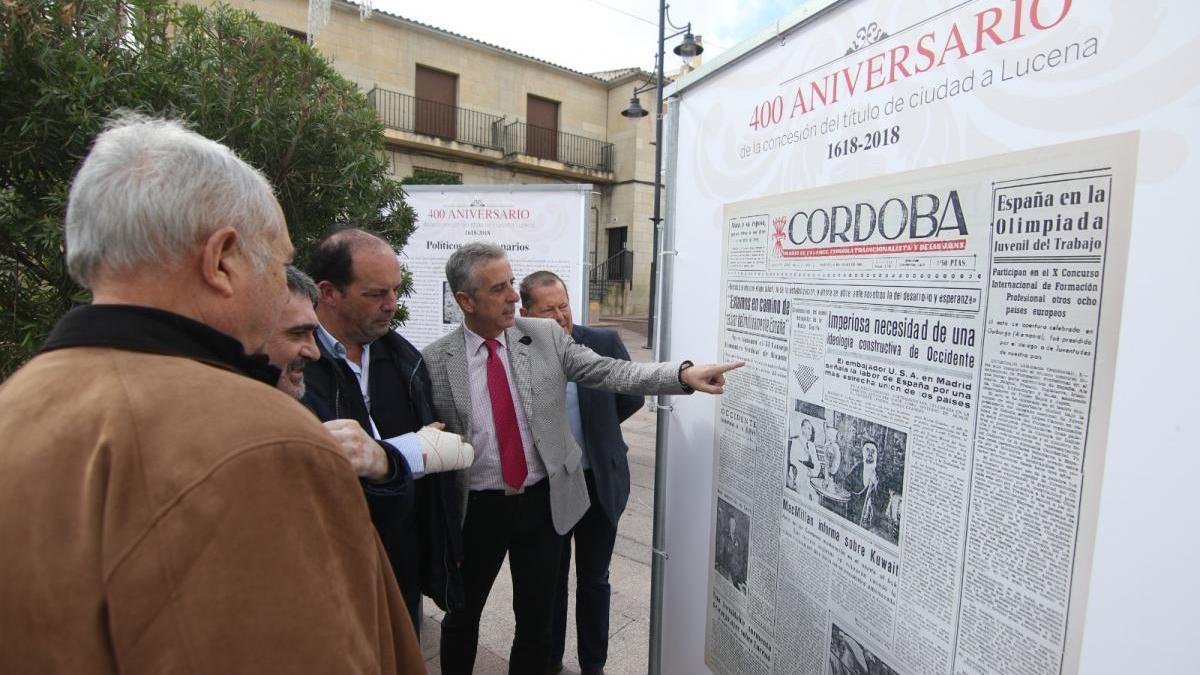 Lucena culmina con una exposición el 400 aniversario del Título de Ciudad