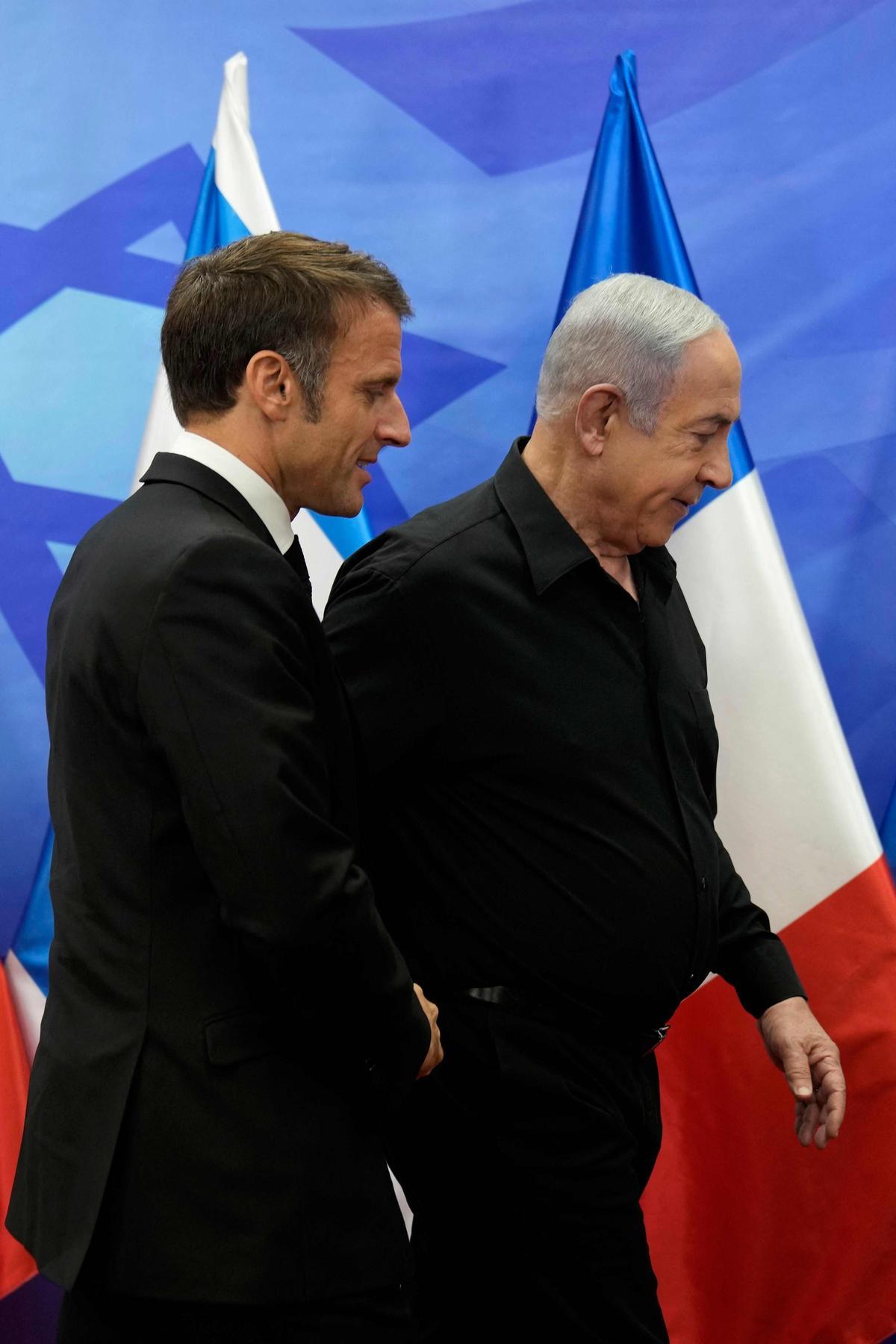 Macron visita Israel