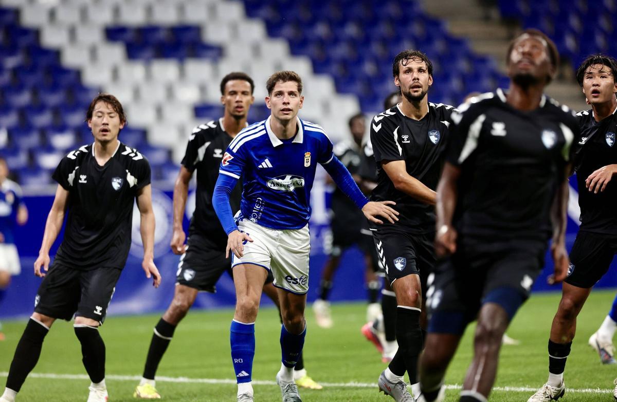 Así fue el partido entre el Real Oviedo y Le Havre
