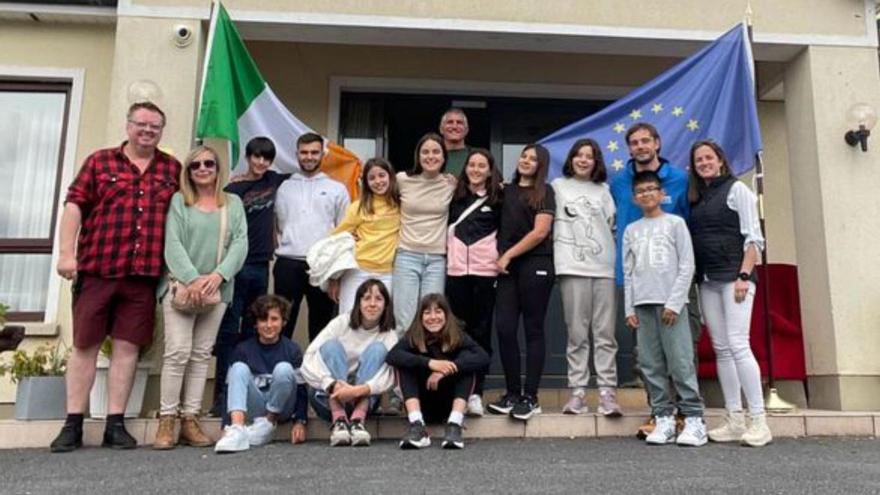 Los alumnos del CEIP San Jaime de Onil viajan a Irlanda