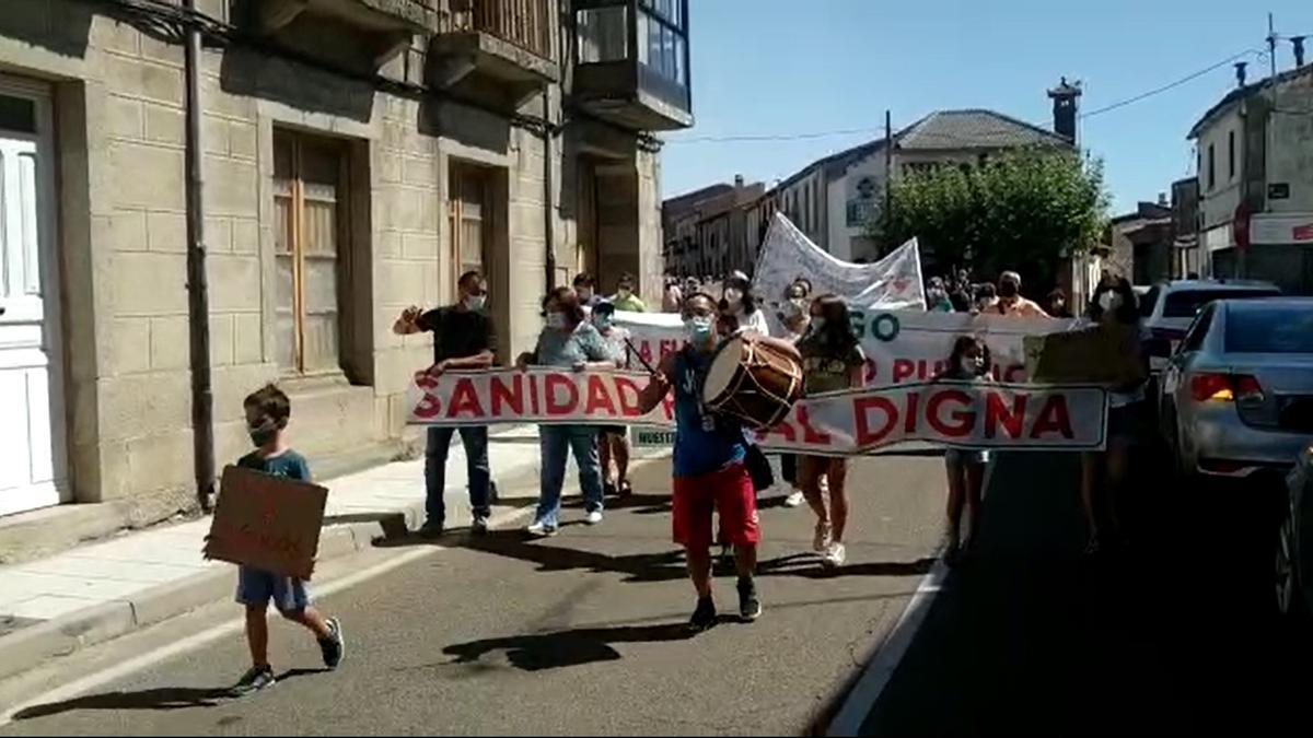 Protesta por la Sanidad en Sayago