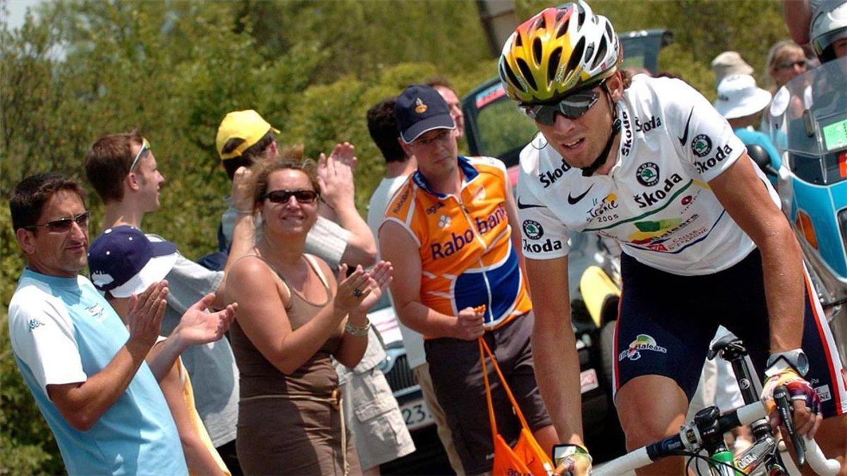 Valverde, en el Tour 2005